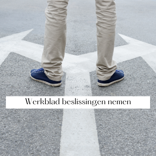 Werkblad: Beslissingen nemen