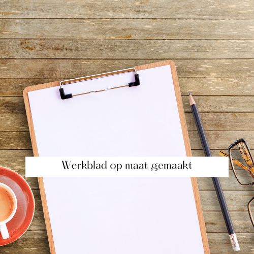 Werkblad Op Maat – Persoonlijke ondersteuning voor je kind